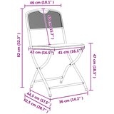  Set vanjskog namještaja 5 pcs Antracit Željezo i čelik | shoptok.hr