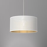  Luster na sajli LOFT SHADE 1xE27/60W/230V prečnik 40 cm bela/zlatna | Eponuda.com