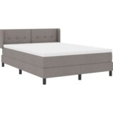  Krevet s opružnim okvirom s madracem taupe 140x200 cm Tkanina | shoptok.hr