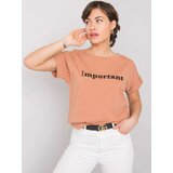 FANCY T-shirt-FA-TS-6936.82P-camel | Shoptok.si