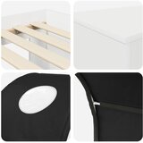  Krevet s Tunnels 4 pcs Artisian hrast i crna Konstruirano drvo | Shoptok.si
