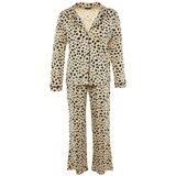 Trendyol Curve Multicolored Animal Patterned Knitted Pajamas Set Cene