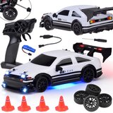Drift autić na daljinski 4&amp;times;4 bijeli 1:24 Slike