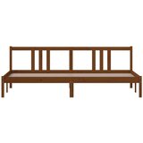  Za krevet od masivnog drva smeđa boja meda 200 x 200 cm | shoptok.hr