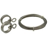 EXPO AMBIENTE Napenjalec vrvi Ring (Dolžina: 5 m, Izgled plemenitega jekla) | Shoptok.si