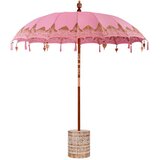 vidaXL Balijski dežnik z osnovo Roza 215 x 215 x 260 cm, (5000190702) Cene