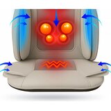Medivon OLYMPIA masažna blazina, profesionalna, 3D SHIATSU / VIBRACIJSKA masaža, sproščanje / raztezanje / regeneracija, večconska globoka masaža, 8 masažnih glav, funkcija gretja, 60W, daljinec - - Bonajo | Shoptok.si