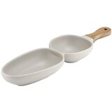 Ladelle Siva porcelanska servirna skleda Ladelle Essentials Cene