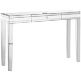 Hom`in konzolna mizica, 120/80/35,5 cm srebrne barve | Shoptok.si