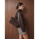 Sinsay Torba od umjetne brušene kože | shoptok.hr