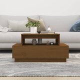  Stolić za kavu boja meda 80 x 55 x 40,5 cm od masivne borovine | Eponuda.com