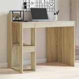 Furnova Pisarniška pisalna miza sonoma hrast 103,5x56,5x94 cm inž. les, (21925403) | Shoptok.si