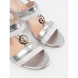 Sergio Leone Silver heeled sandals by | shoptok.hr