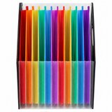  Organizator za mape za uredske dokumente, 13 pretinaca, A4, crni | shoptok.hr