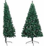  Umjetna osvijetljena polovica božićnog drvca zelena 240 cm | shoptok.hr