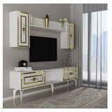 Hanah home tv polica viola white