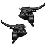 Shimano ručice menjača/kočnica STEF41 6X3 brzina 2 finger for vbrake std shift & brake cable length black indpack ESTEF41P6AL Cene
