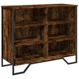 Maison Chic Komoda - Predalnik dimljeni hrast 91x35,5x74,5 cm inženirski les, (21718137) Cene