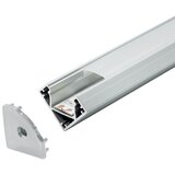 Mitea Lighting aluminijumski profil za led trake ugaoni 19x19x2000mm set sa difuzorom M602-A | Eponuda.com
