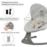 Kinderkraft Električna njihaljka LUMI 2, Light Grey | shoptok.hr