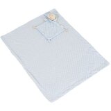 Cangaroo dekica 75x100 cm s igračkom Bennie plava | shoptok.hr