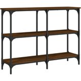  Konzolni stol boja smeđeg hrasta 100x29x75 cm konstruirano drvo | shoptok.hr