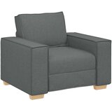 SOFA 3 pcs Tamno siva 220 x 80 x 84 cm Platnasta tkanina | shoptok.hr