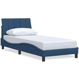  posteljni okvir brez vzmetnice Modra 80x200 cm Tkanina | Shoptok.si
