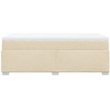  Krevet s oprugama i madracem krem 90 x 190 cm od tkanine | shoptok.hr