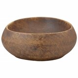 Nadgradni umivaonik smeđi ovalni 59x40x15 cm keramički | shoptok.hr