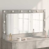  Ogledalo za Toalet Pravokutni Betonski sivi 100 x 55 x 18 cm | shoptok.hr