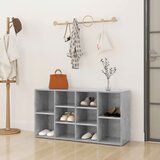 vidaXL Klupa za cipele siva boja betona 103 x 30 x 54,5 cm od iverice Cijene
