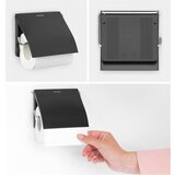 Brabantia držalo za toaletni papir Classic črno | Shoptok.si