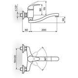 Rosan baterija JP321S200 lavabo | Eponuda.com