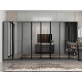 Hanah home ormar sa reflektujućim staklom Nisa 20634, 360 cm, antracit Cene