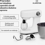 Klarstein Bella Evo kuhinjski robot | planetarni mešalni sistem | 3 mešalni nastavki | 1500 W | 5 l | Shoptok.si