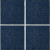  Tepih pločica Plava 50 x 50 cm 4 pcs PP i bitumen | Eponuda.com