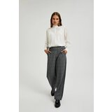 Moodo Women's elegant pants - gray Cene