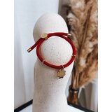 DStreet Bransoletka CLOVER czerwona | Shoptok.si