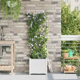  Vrtna saksija Bijeli 40 x 40 x 142 cm Plastika | shoptok.hr