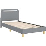  Otroški posteljni okvir z vznožjem Svetlo siva 80 x 200 cm, (5000104770) | Shoptok.si