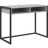  Stol s pohranom Siva Sonoma 100 x 50 x 75 cm Konstruirano drvo | shoptok.hr
