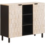  Kreveta Finš bijelog pranja 90 x 33 x 75 cm Čvrsto drvo manga | shoptok.hr