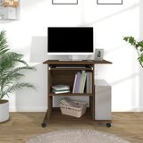  za računalo boja smeđeg hrasta 80 x 50 x 75 cm drveni | shoptok.hr