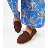 Gemre Brown fabric Fiammetta loafers | shoptok.hr