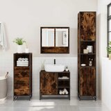  3-dijelni set kupaonskog namještaja boja hrasta drveni | shoptok.hr