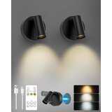 GOODEA 2x polnilna stenska LED reflektorja z daljincem | Shoptok.si