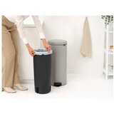 Brabantia Svetlo siv jeklen koš za smeti s pedalom 30 l NewIcon – | Shoptok.si