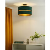  Duolla - Plafonski luster DUO 1xE27/15W/230V, prečnik 40 cm, zelena/zlatna | Eponuda.com