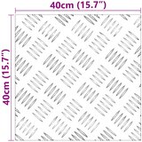  Stepenica Četvrtasti 4 pcs Srebrno 40 x 40 cm Aluminij | Eponuda.com